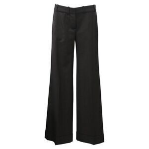 Chloé Striped Trousers in Brown Wool